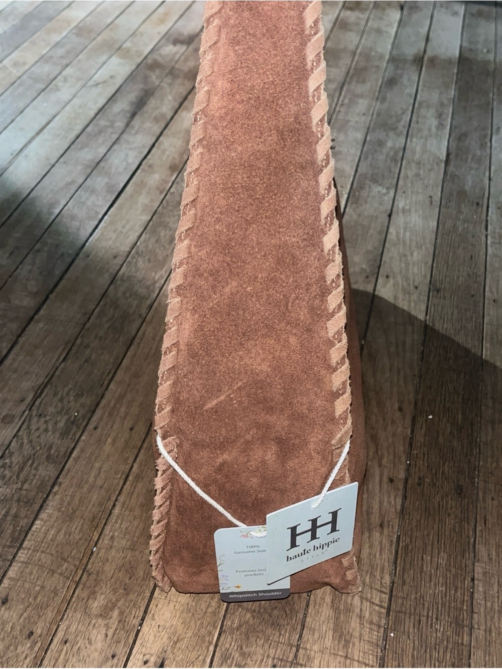 Haute Hippie Suede Shoulder Bag in Rust - Picture 4 of 5